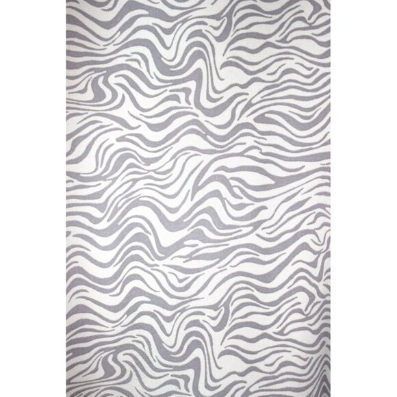 ABERCROMBIE & FITCH Boyfriend Faux Silk Button-Up Shirt in Cream Pattern (XL) - Picture 11 of 11